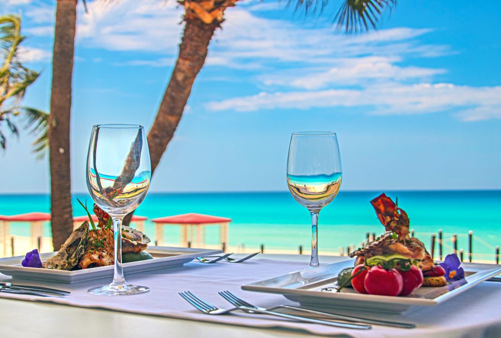 Lunch with seaview in Varadero