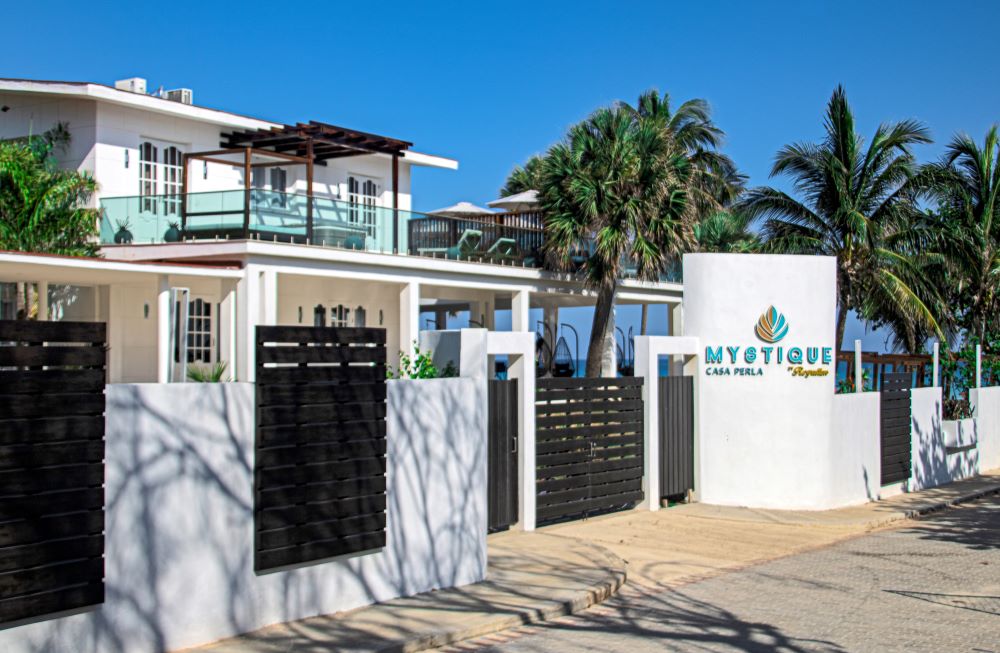 Small beach hotel in Varadero, Cuba