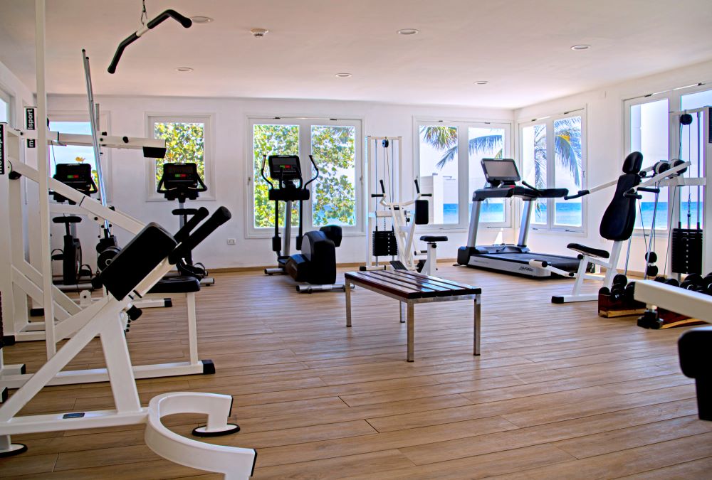 Hotel gym in Cuba