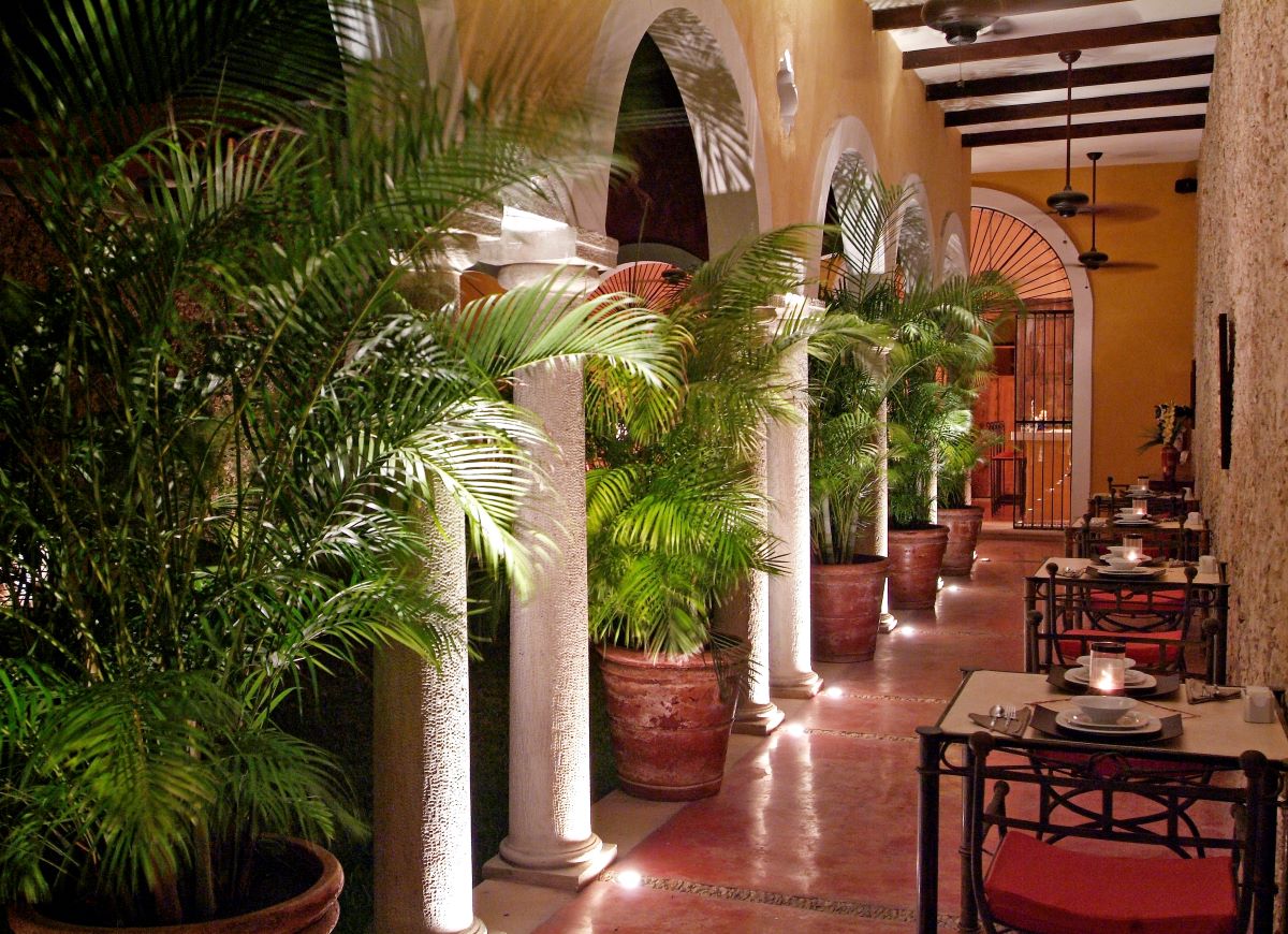 Merida hotel terrace