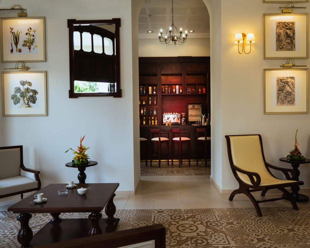 Hotel lobby & bar in Havana, Cuba