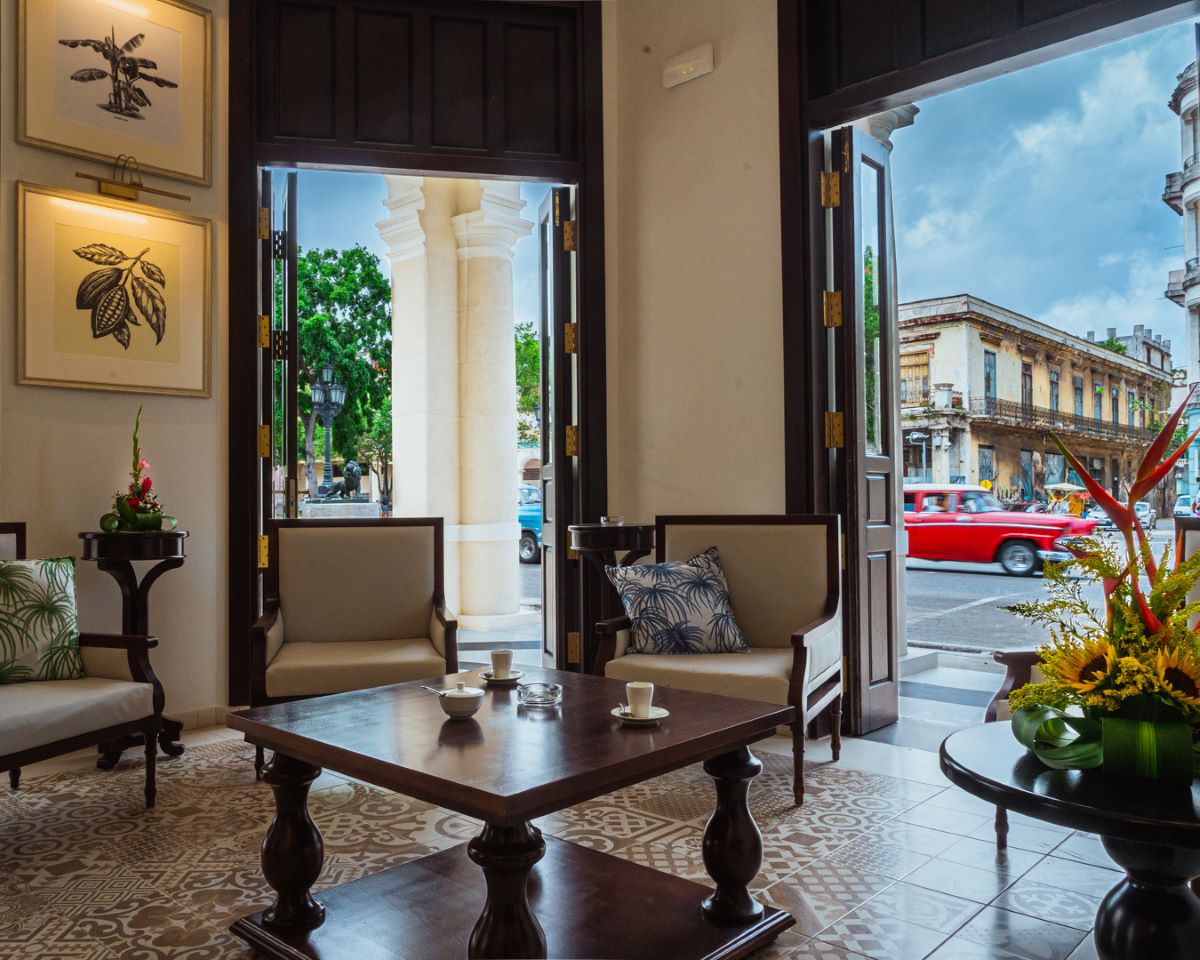 Street view of Havana from hotel