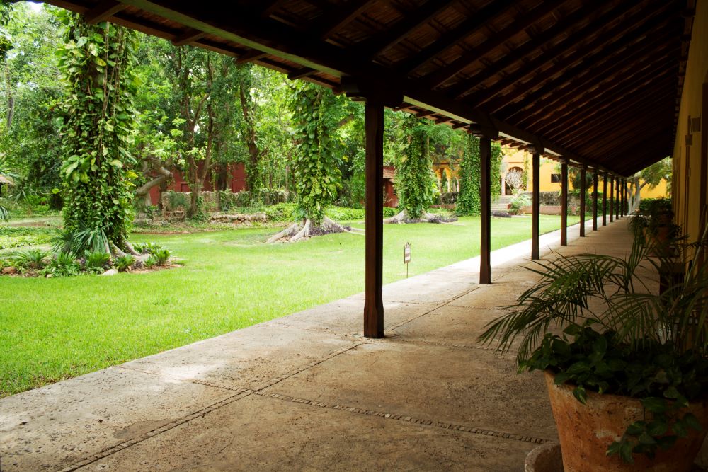 Hacienda Garden Yucatan Mexico