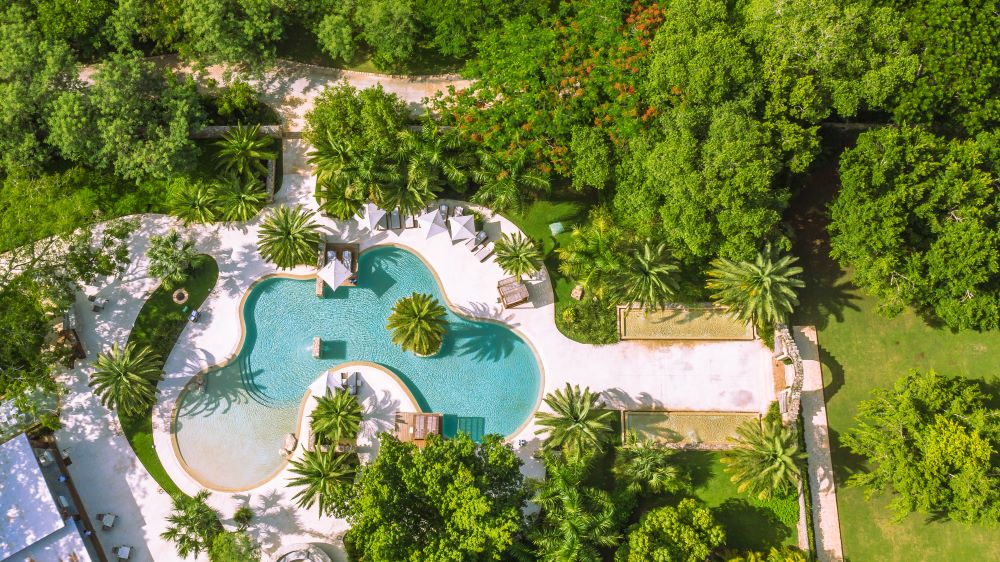 Yucatan Hacienda Aerial