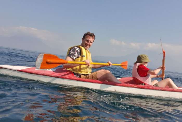 Kayaking Lake Atitlan