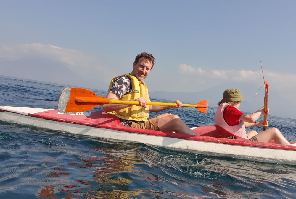 Kayaking Lake Atitlan