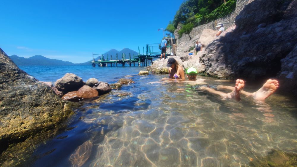 Santa Catarina hot springs Lake Atitlan