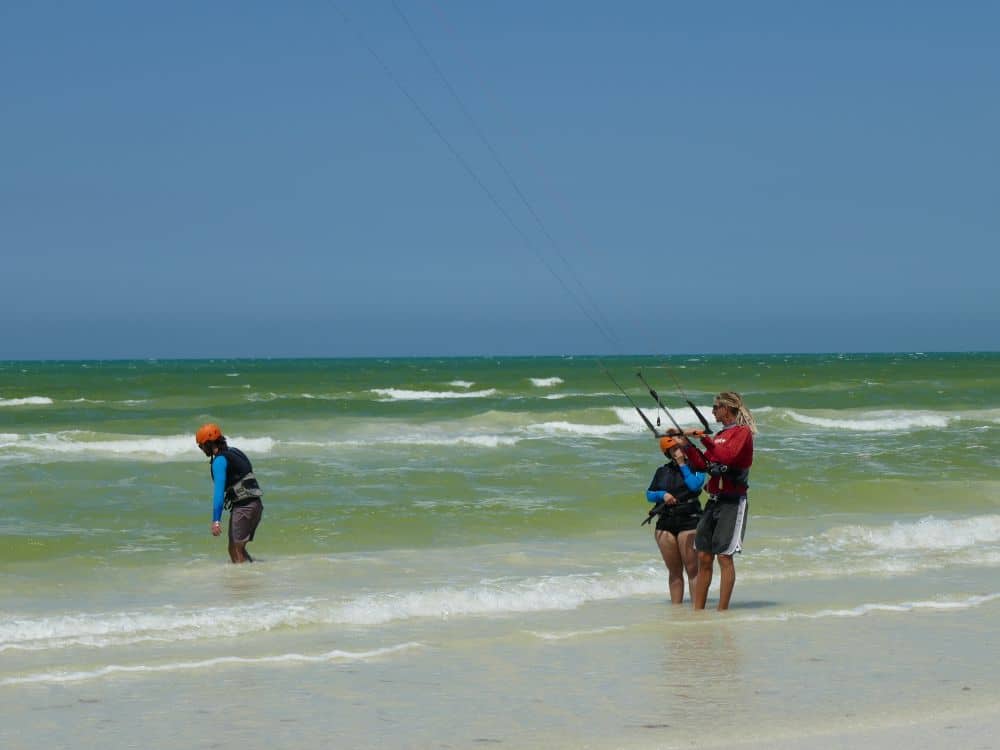 Kite Boarding El Cuyo Dos Mares El Cuyo luxury holidays to Mexico