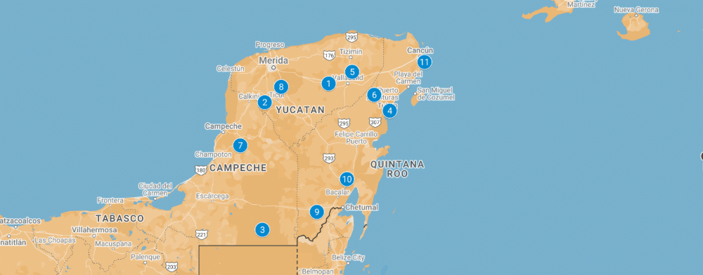 Maya Ruins Yucatan Peninsula