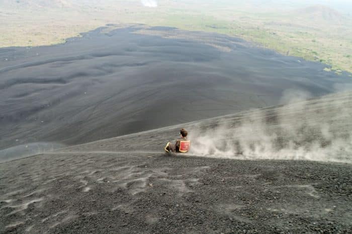 Volcano Boarding in Nicaragua