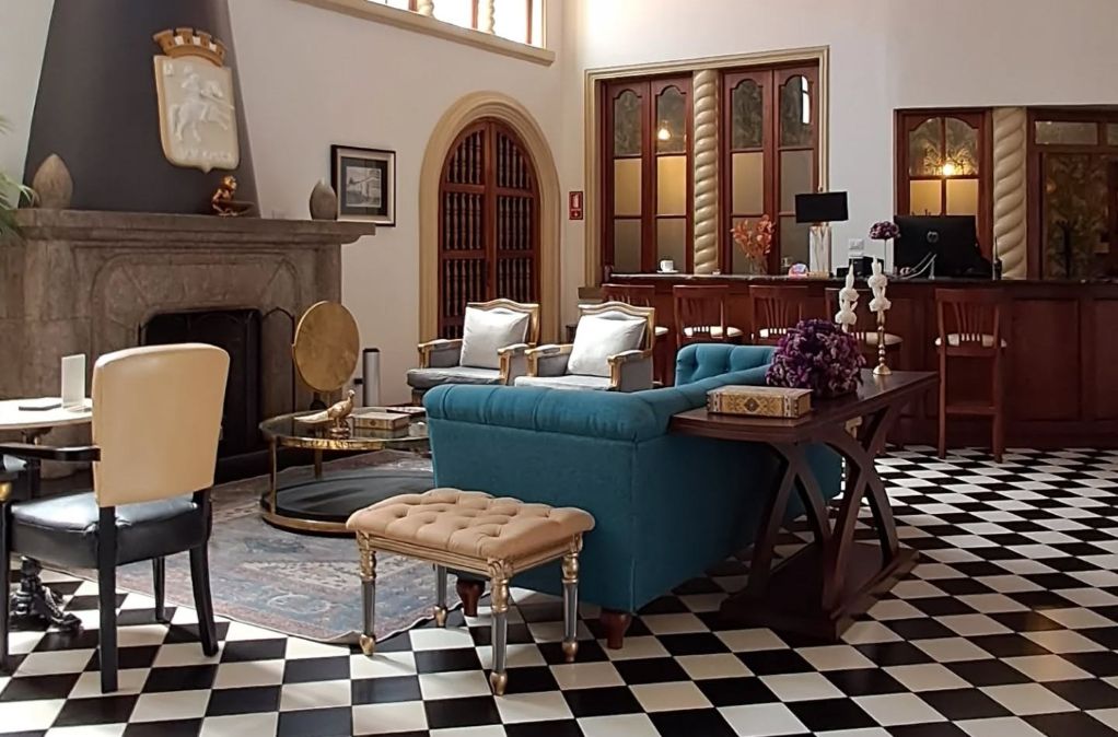 Centenario Hotel reception Quetzaltenango
