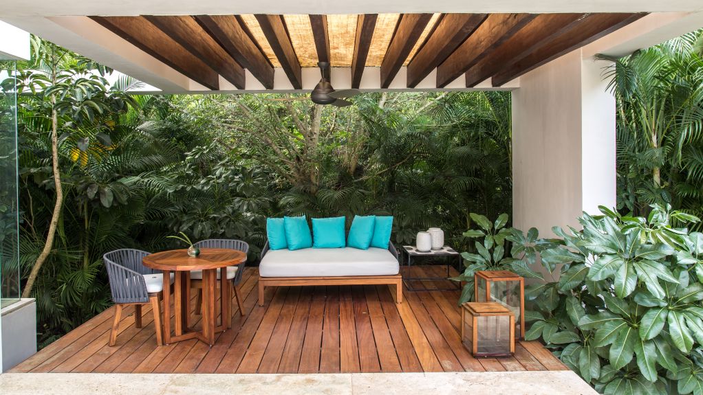 Outside Terrace Yucatan