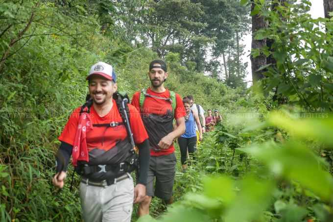 Group hike near Antigua Guatemala
